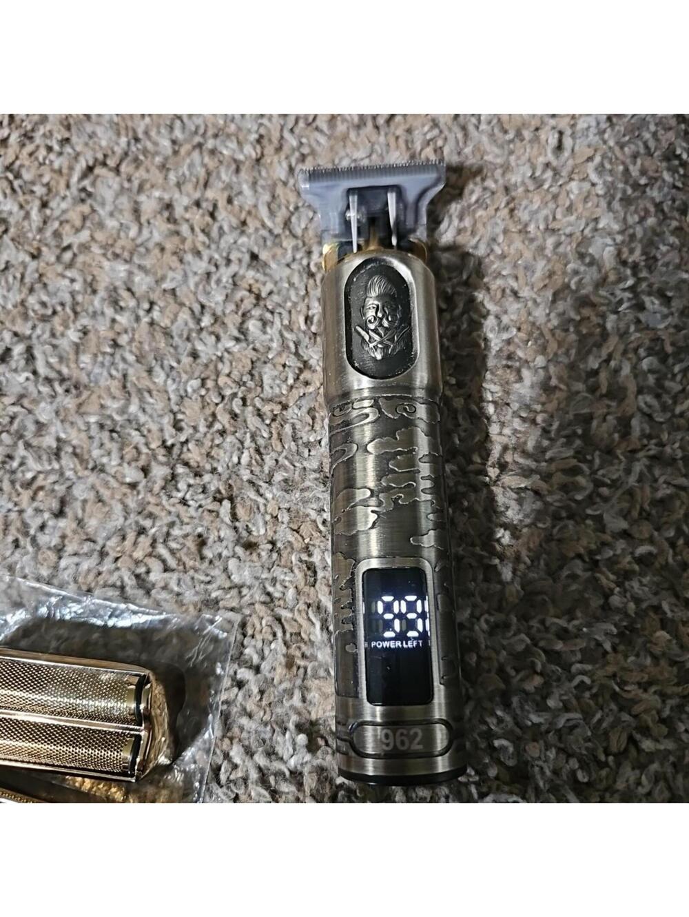 Men's Electric BEARD SHAVER Trimmer Razor Rechargeable Hair Shaving Combo - Picture 4 of 8